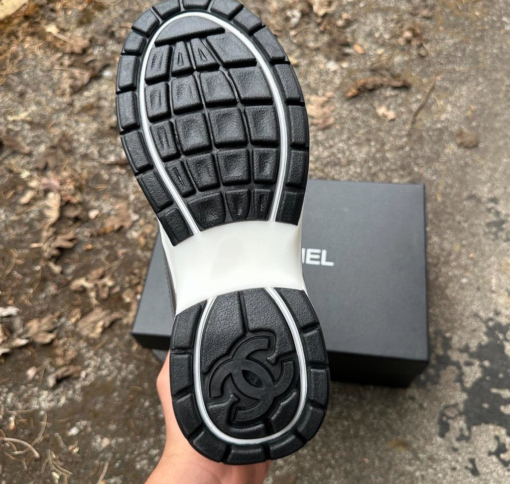 1:1 Top Quality Chanel Sneakers - White & Grey